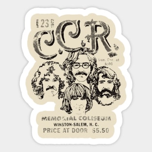 Creedence Clearwater Revival 1969 Sticker